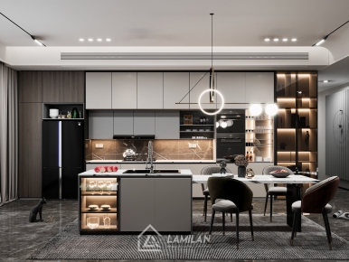 BẾP LUXURY HIỆN ĐẠI BỘ 12