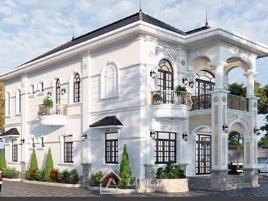 BIỆT THỰ TÂN CỔ ĐIỂN 2 TẦNG ĐẸP MẮT ĐƯỢC YÊU THÍCH