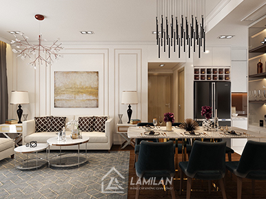 CÁCH THIẾT KẾ NỘI THẤT CĂN HỘ 80M2 3 PHÒNG NGỦ ĐẸP VÀ TIỆN NGHI
