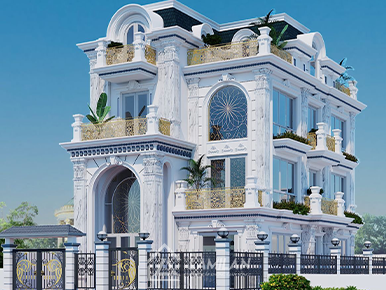 GIÁ THIẾT KẾ BIỆT THỰ TÂN CỔ ĐIỂN MỚI NHẤT