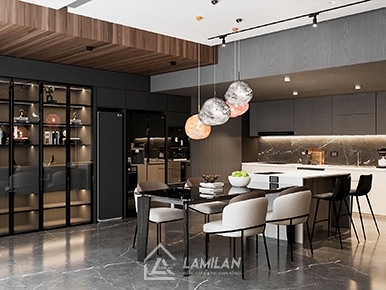 MẪU BẾP CHỮ L NHỎ ĐẸP