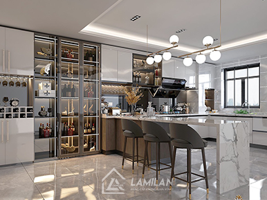 MẪU BẾP CÓ QUẦY BAR ĐẸP VÀ ẤN TƯỢNG