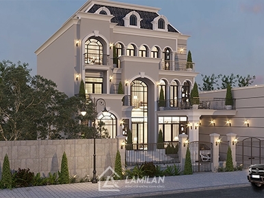 MẪU BIỆT THỰ TÂN CỔ ĐIỂN ĐẸP MÊ MẪN