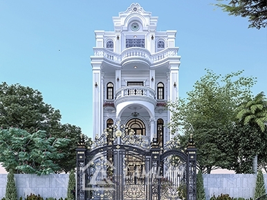 NHÀ PHỐ TÂN CỔ ĐIỂN VỚI THIẾT KẾ ẤN TƯỢNG