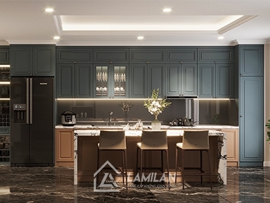 PHONG CÁCH THIẾT KẾ NỘI THẤT TÂN CỔ ĐIỂN SANG TRỌNG