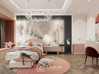 PHÒNG NGỦ CHO BÉ GÁI 13 TUỔI XINH XẮN VÀ DỄ THƯƠNG