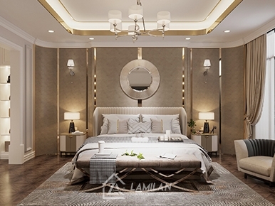 PHÒNG NGỦ TÂN CỔ ĐIỂN ĐƠN GIẢN NHƯNG ẤN TƯỢNG