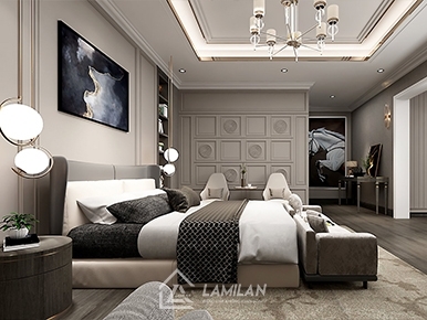 PHÒNG NGỦ TÂN CỔ ĐIỂN NHẸ NHÀNG VÀ THANH LỊCH