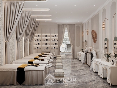 PHỤ KIỆN TRANG TRÍ PHÒNG SPA NHỎ ĐẸP MẮT