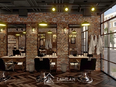 THIẾT KẾ BARBER SHOP ĐẸP, HỢP XU HƯỚNG 