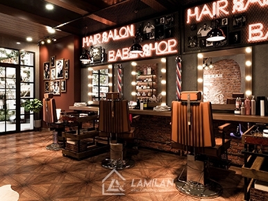 THIẾT KẾ BARBER SHOP TRỌN GÓI