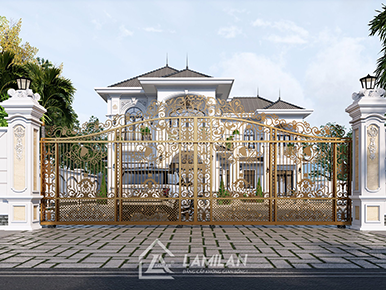 THIẾT KẾ BIỆT THỰ 2 TẦNG MÁI NGÓI SANG TRỌNG, ĐẲNG CẤP