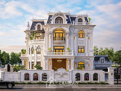 THIẾT KẾ BIỆT THỰ 400M2 SANG TRỌNG, ĐẲNG CẤP