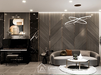 THIẾT KẾ CĂN HỘ CHUNG CƯ 50M2 2 PHÒNG NGỦ