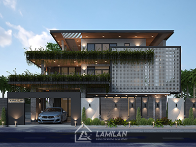 THIẾT KẾ KIẾN TRÚC BIỆT THỰ SANG TRỌNG ĐƯỢC ƯA CHUỘNG