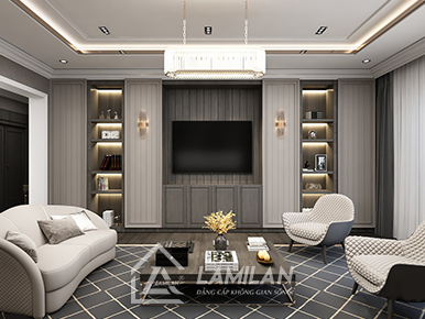 THIẾT KẾ NỘI THẤT BIỆT THỰ TÂN CỔ ĐIỂN TINH TẾ, SANG TRỌNG