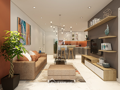 THIẾT KẾ NỘI THẤT CĂN HỘ 40M2 ĐẸP, TIỆN NGHI