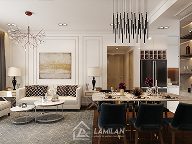 THIẾT KẾ NỘI THẤT CĂN HỘ 80M2 TỐI ƯU KHÔNG GIAN SỐNG