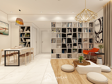 THIẾT KẾ NỘI THẤT CĂN HỘ CHUNG CƯ 68M2 ĐẸP, TIỆN NGHI