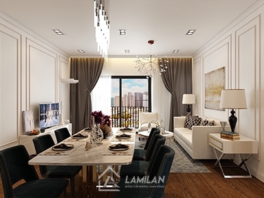 THIẾT KẾ NỘI THẤT CHUNG CƯ 56M2 TIỆN NGHI VÀ HỢP XU HƯỚNG