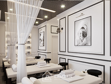 THIẾT KẾ NỘI THẤT SPA HIỆN ĐẠI