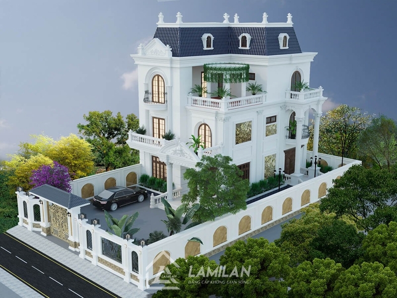 THIẾT KẾ SÂN VƯỜN NHÀ BIỆT THỰ ĐẸP, ẤN TƯỢNG