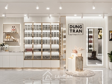 THIẾT KẾ SHOP MỸ PHẨM NHỎ ĐẸP, HỢP XU HƯỚNG