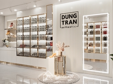 THIẾT KẾ SHOP MỸ PHẨM NHỎ XINH TỐI ƯU DIỆN TÍCH
