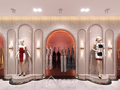 THIẾT KẾ SHOP QUẦN ÁO NỮ NHỎ TỐI ƯU KHÔNG GIAN