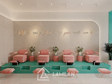 THIẾT KẾ TIỆM NAIL ĐƠN GIẢN ĐẸP